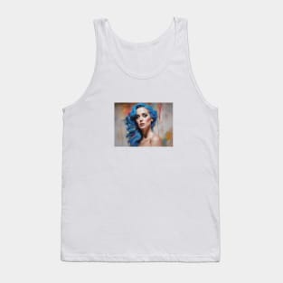 Katy Perry blue hair Tank Top